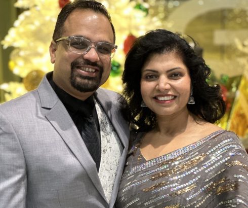 Dr. Kamal Abbi and wife