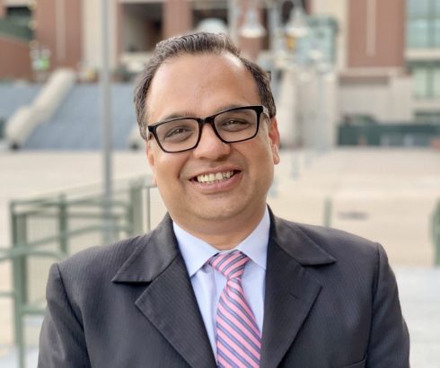 Dr. Kamal Abbi at Lambeau