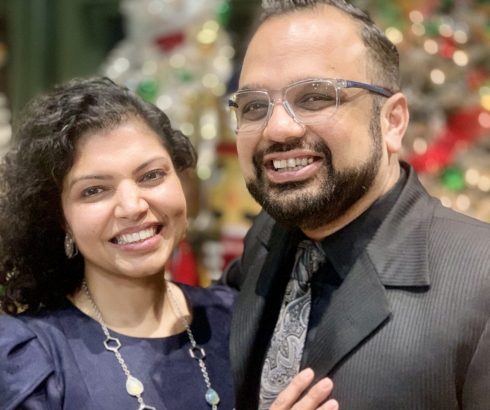 Dr. Kamal Abbi with wife